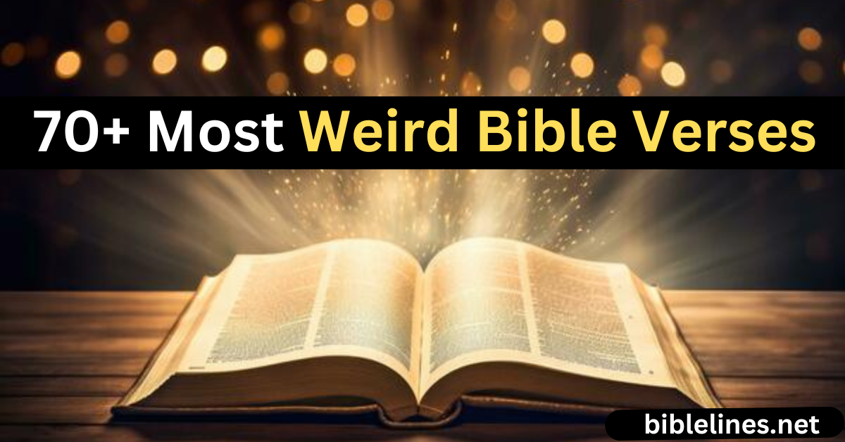 70+ Most Weird Bible Verses