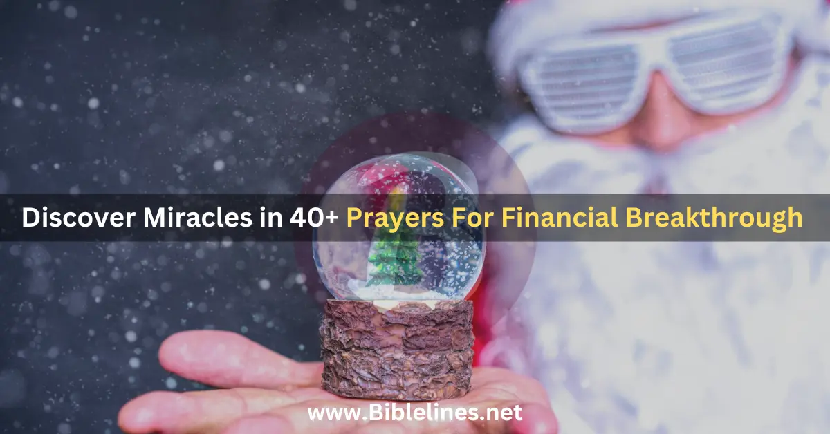 Discover Miracles in 40+ Prayers For Financial Breakthrough