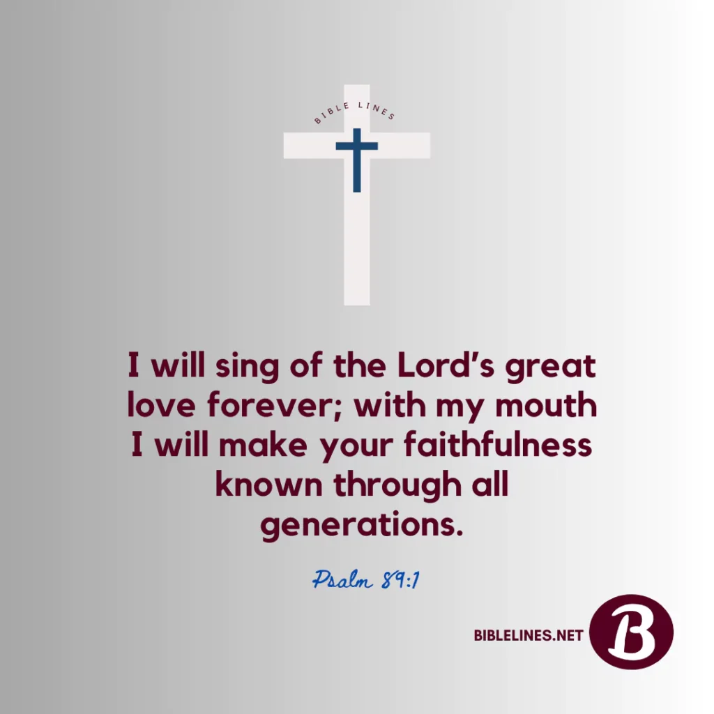 God’s Love and Faithfulness Comforting Verses for the Night